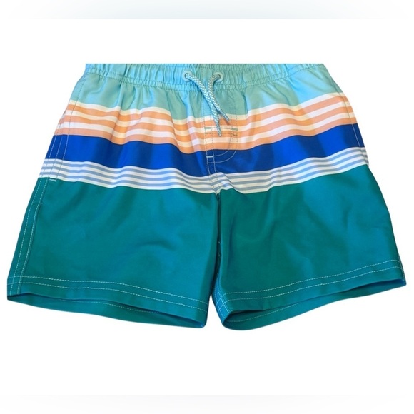 wonder nation Other - Wonder Nation Boys Swimming Suit Pastel Stripes Drawstring Waist Sz XS (4-6)
